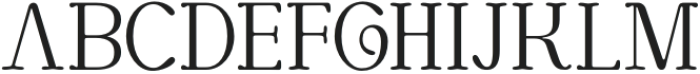 Cortexo  Regular otf (400) Font UPPERCASE