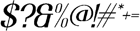 Corvinora Italic otf (400) Font OTHER CHARS
