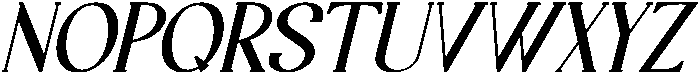 Corvinora Italic otf (400) Font UPPERCASE