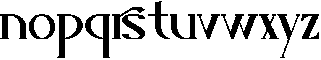 Corvinora otf (400) Font LOWERCASE