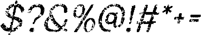 Corwine Rounded Stamp Italic otf (400) Font OTHER CHARS