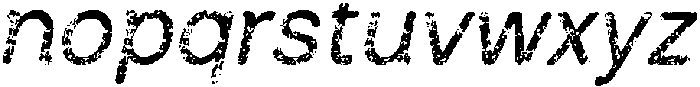Corwine Rounded Stamp Italic otf (400) Font LOWERCASE