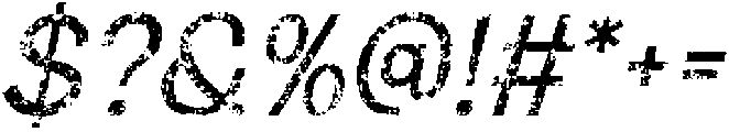 Corwine Stamp Italic otf (400) Font OTHER CHARS