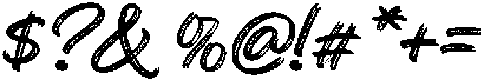 Coryante Script otf (400) Font OTHER CHARS