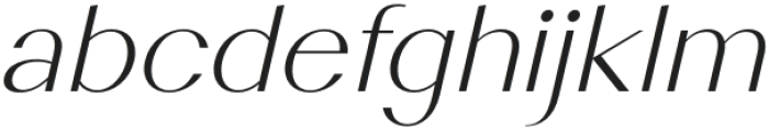 Cosen Light Italic otf (300) Font LOWERCASE