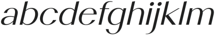 Cosen Regular Italic otf (400) Font LOWERCASE