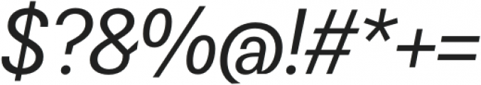 Cosima Core Light Italic otf (300) Font OTHER CHARS