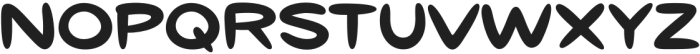 Cosmic Buns Regular otf (400) Font UPPERCASE