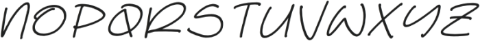Cosmic Imagined Italic otf (400) Font UPPERCASE