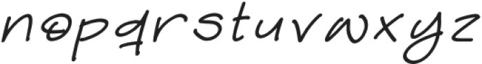 Cosmic Imagined Italic otf (400) Font LOWERCASE