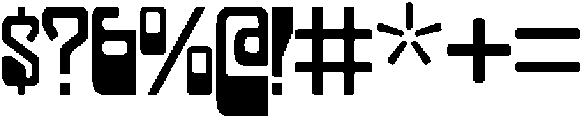 CosmicRay Regular otf (400) Font OTHER CHARS