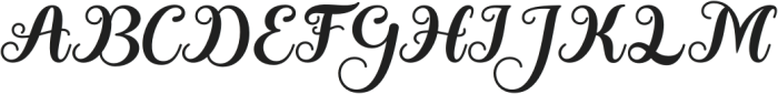 CostaSmeralda otf (400) Font UPPERCASE