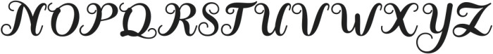 CostaSmeralda otf (400) Font UPPERCASE