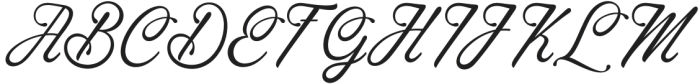 Costaria Script otf (400) Font UPPERCASE