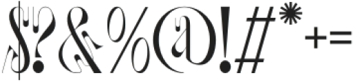 Costeria-Regular otf (400) Font OTHER CHARS