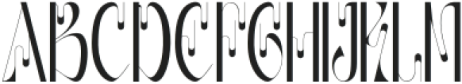 Costeria-Regular otf (400) Font UPPERCASE