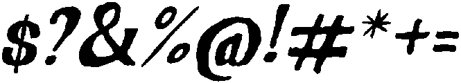 Cotarue Extra Expanded Italic otf (400) Font OTHER CHARS