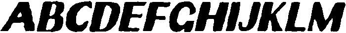 Cotarue Italic otf (400) Font UPPERCASE