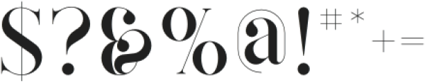 Coterie Regular otf (400) Font OTHER CHARS