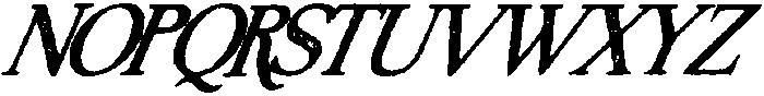 Cottage Dreams Italic otf (400) Font UPPERCASE