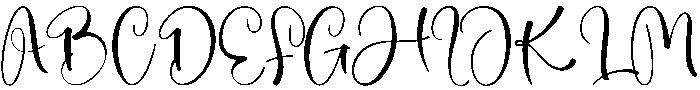 Cottage Regular otf (400) Font UPPERCASE