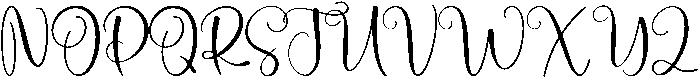 Cottage Regular otf (400) Font UPPERCASE