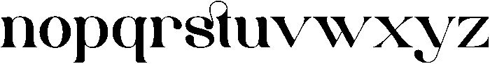 Cottage Regular otf (400) Font LOWERCASE