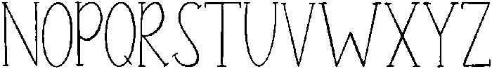 Cottage Regular otf (400) Font UPPERCASE