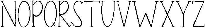 Cottage Regular otf (400) Font LOWERCASE