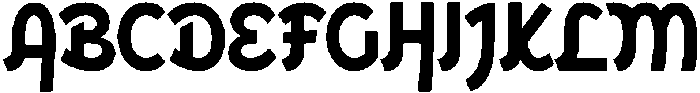 Cottem Regular otf (400) Font UPPERCASE