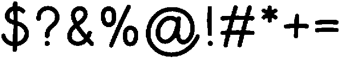 Cotton Cloud Bold otf (700) Font OTHER CHARS