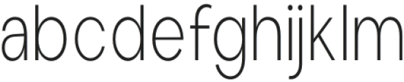 Cottorway Condensed ExtraLight otf (200) Font LOWERCASE