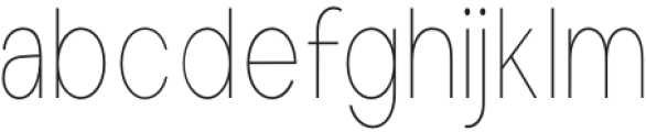 Cottorway Condensed Thin otf (100) Font LOWERCASE
