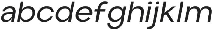 Cottorway Italics Regular otf (400) Font LOWERCASE