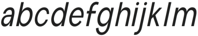 Cottorway Pro crisp Regular Italic otf (400) Font LOWERCASE