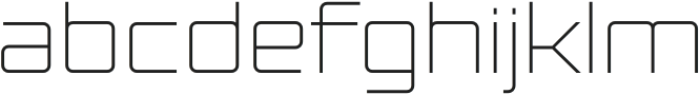 Cottox Thin otf (100) Font LOWERCASE