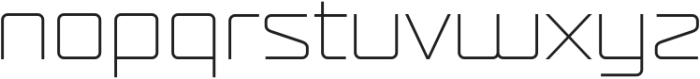 Cottox Thin otf (100) Font LOWERCASE