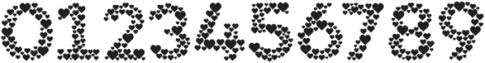 Countless Hearts Regular otf (400) Font OTHER CHARS