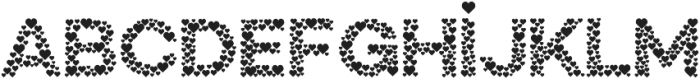 Countless Hearts otf (400) Font LOWERCASE