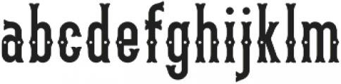 Country Bluegrass Outline otf (400) Font LOWERCASE