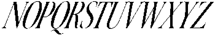 Country Club Italic otf (400) Font UPPERCASE