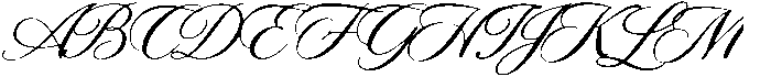 Country Club Script otf (400) Font UPPERCASE