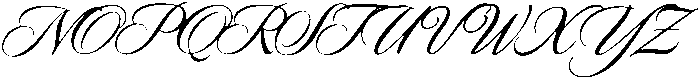 Country Club Script otf (400) Font UPPERCASE
