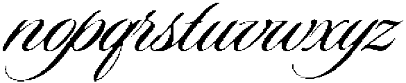 Country Club Script otf (400) Font LOWERCASE
