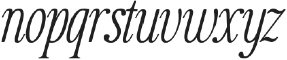 Countryside Thin Italic otf (100) Font LOWERCASE