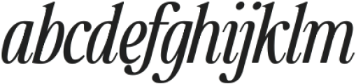 Countryside Variable Italic ttf (400) Font LOWERCASE