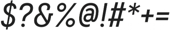 Couplet CF Medium Italic otf (500) Font OTHER CHARS