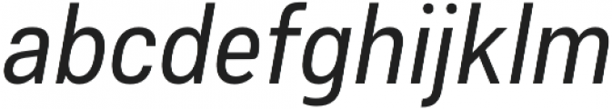 Couplet CF Medium Italic otf (500) Font LOWERCASE