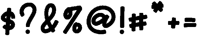 Courage Regular otf (400) Font OTHER CHARS