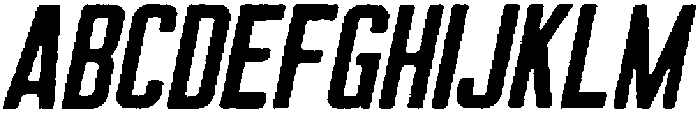 Courager Edge Italic otf (400) Font UPPERCASE